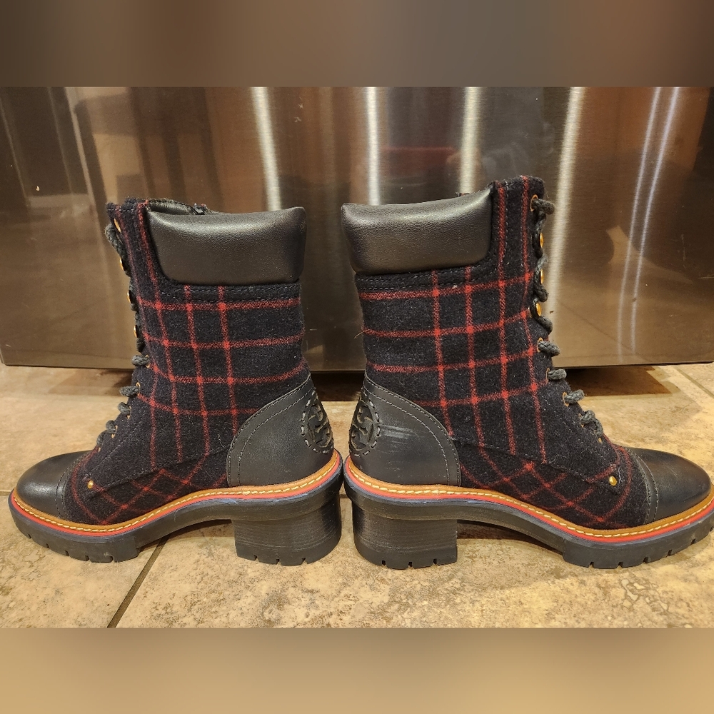 Tory Burch Lug Sole Boots - Size 6